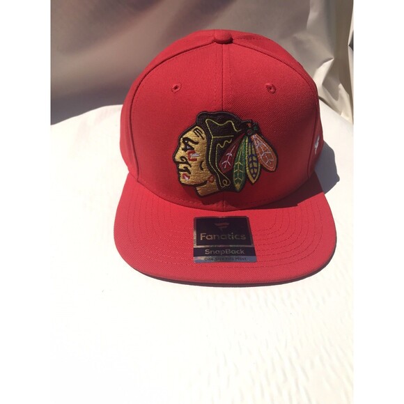 Fanatics NHL CHICAGO Blackhawks Red Men’s SnapBack - Picture 1 of 10